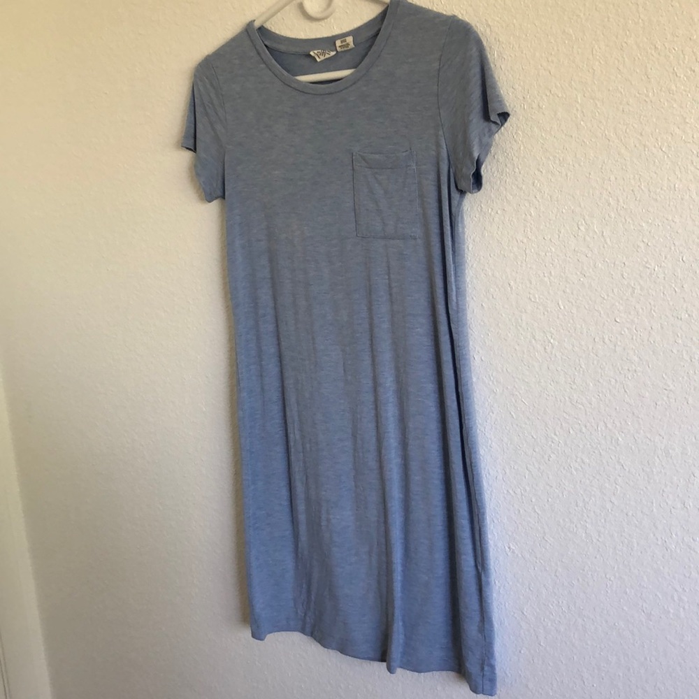 Light Blue T-shirt Dress